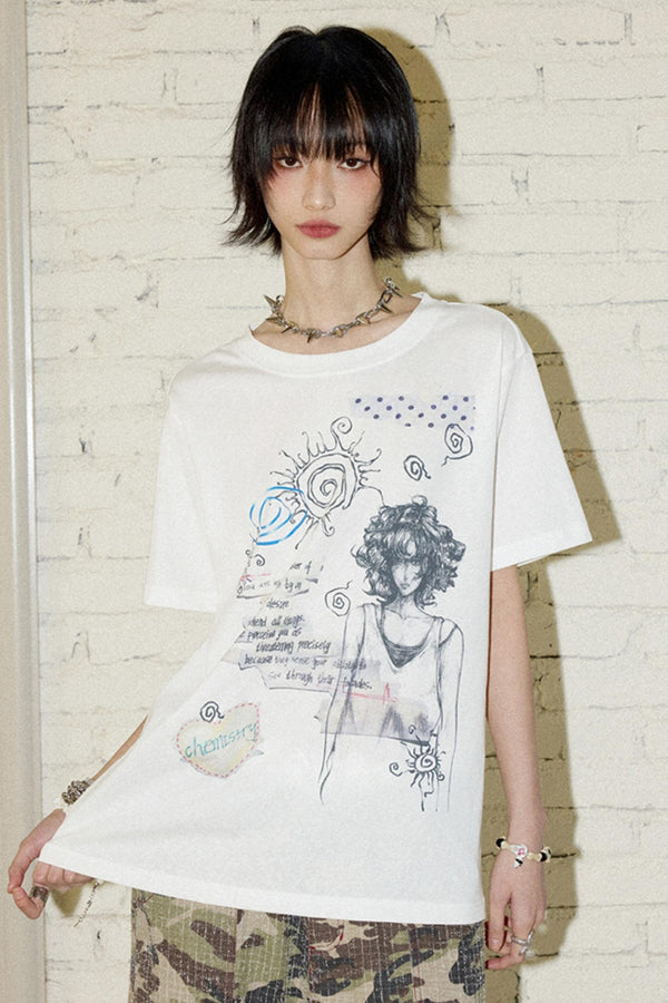 Chemical Retro Girl Tee