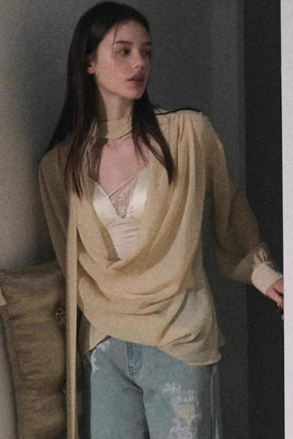 Twilight Chiffon Swing Top