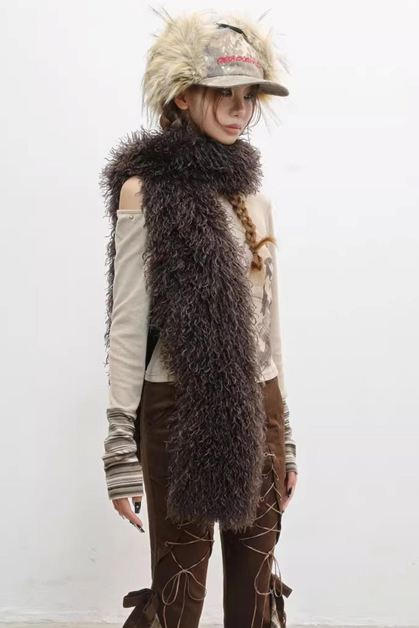 Original Imitation Sheep Wool Scarf