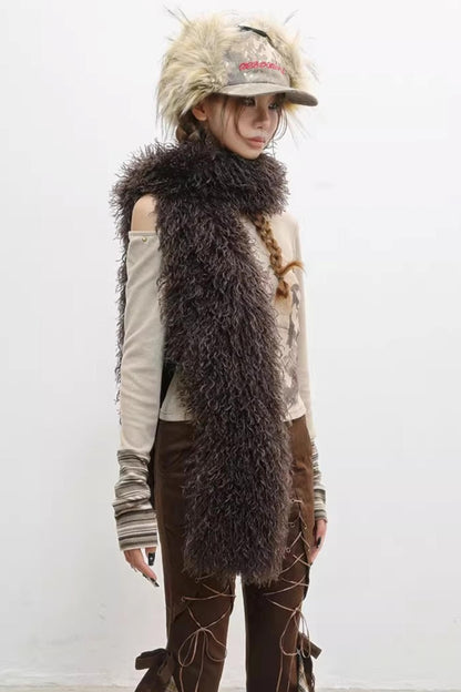 Original Imitation Sheep Wool Scarf