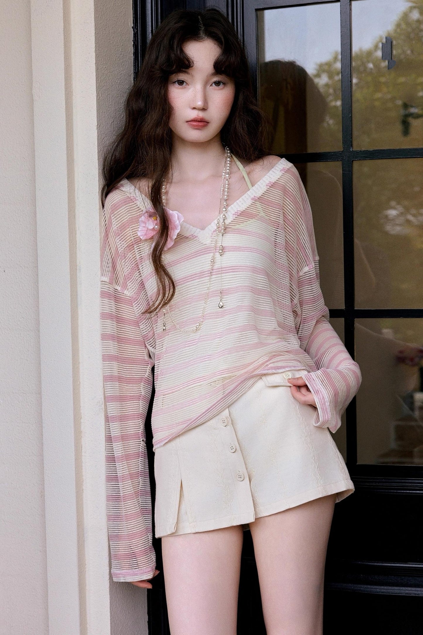 Apricot Vine Culottes Skirt