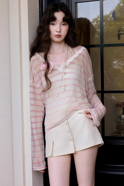 Apricot Vine Culottes Skirt