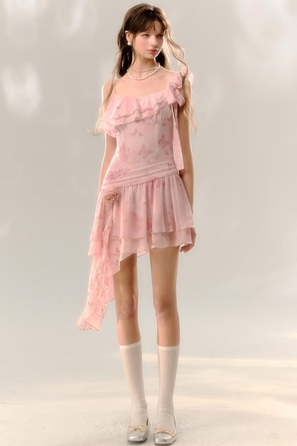 Pink Butterfly Dreams Streamer Dress