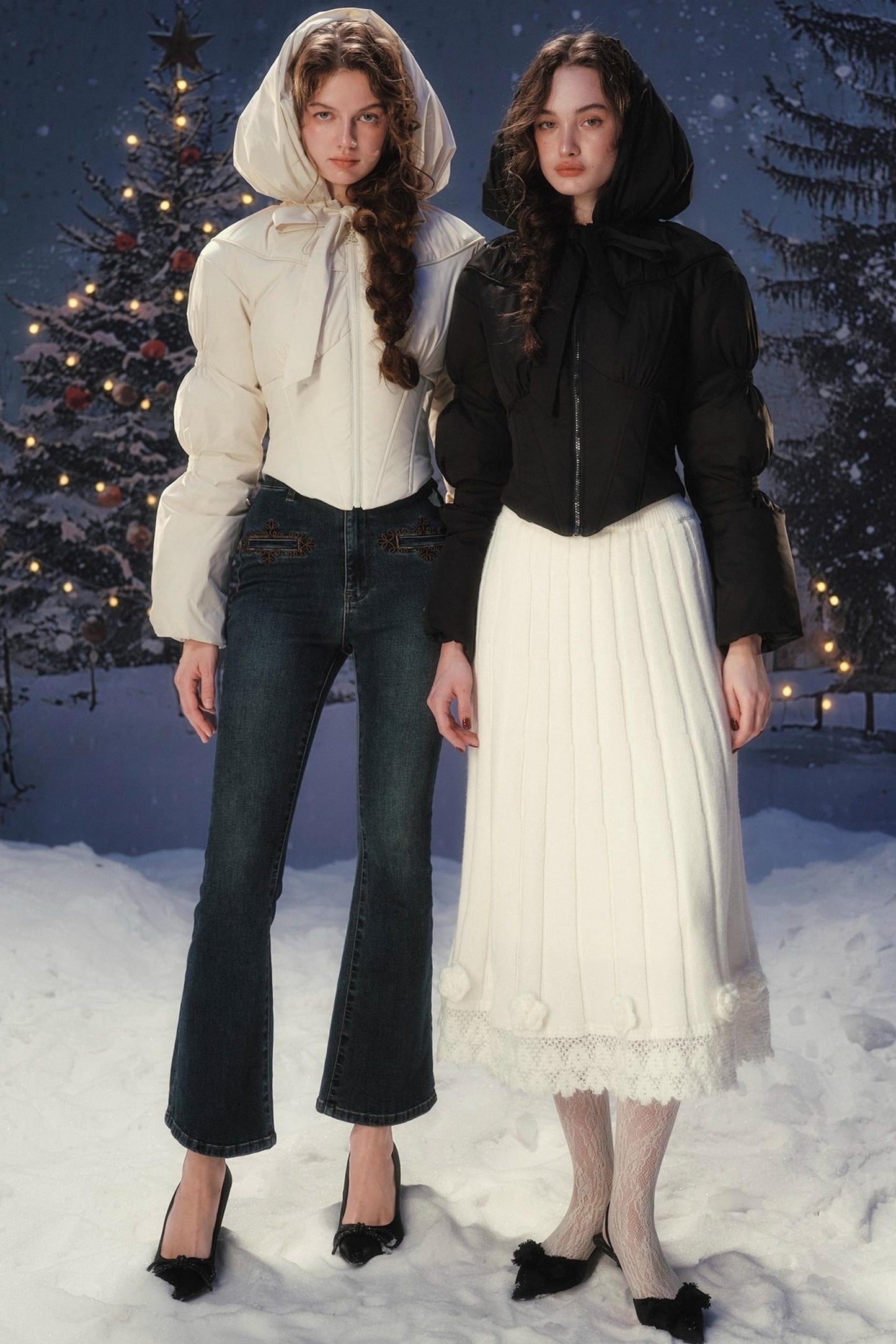 French-Style Design Winter Jacket