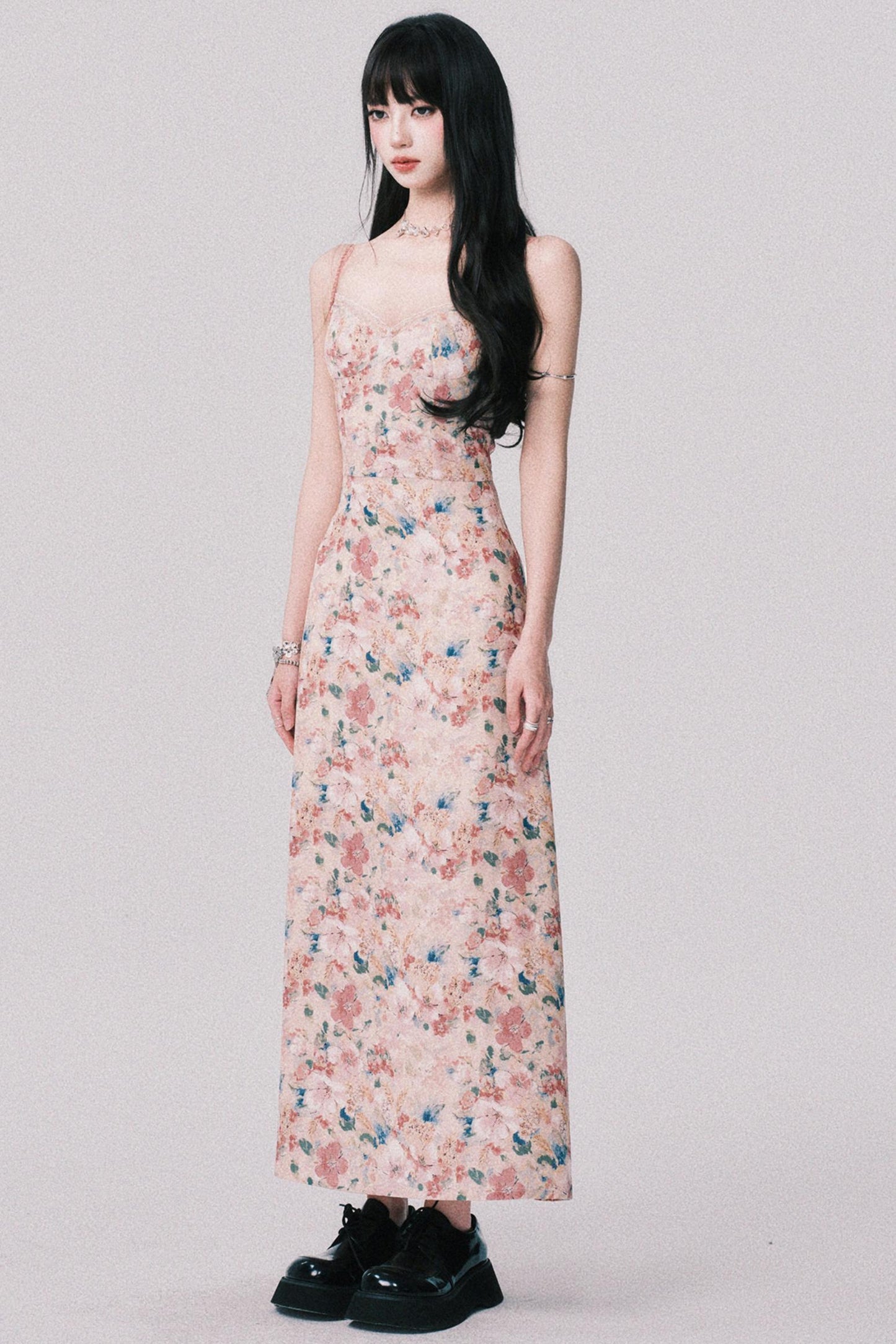 Dreamy Floral Halter Dress