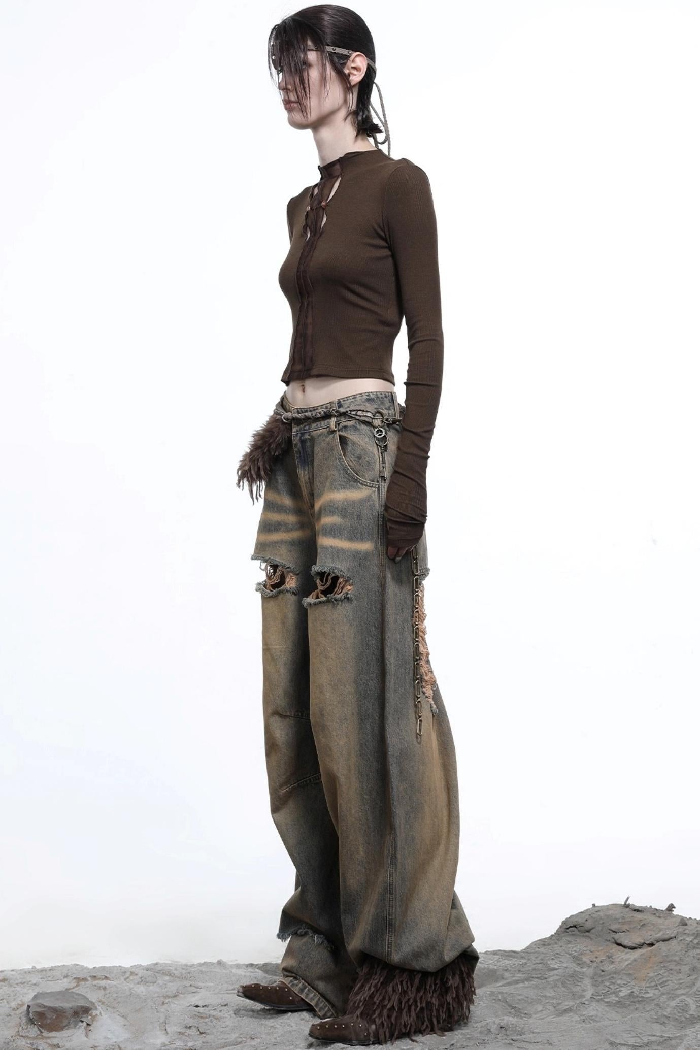 High Stretch Slim-Fit Mesh Top