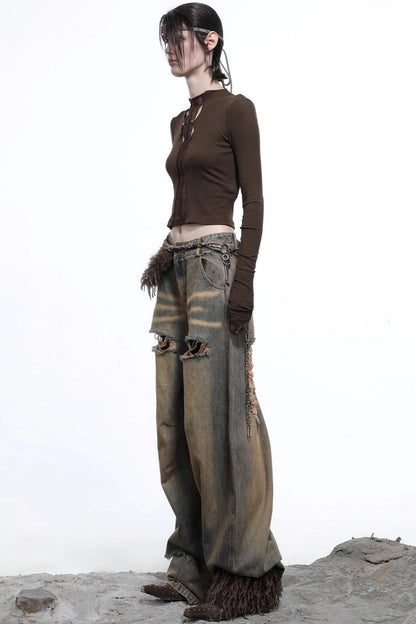 High Stretch Slim-Fit Mesh Top