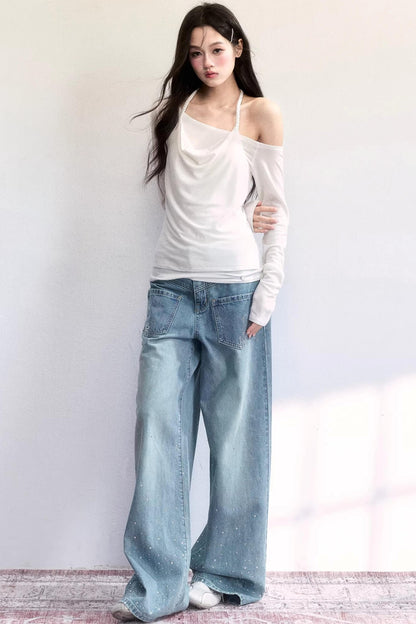 Stillwasser-Neckholder-Top