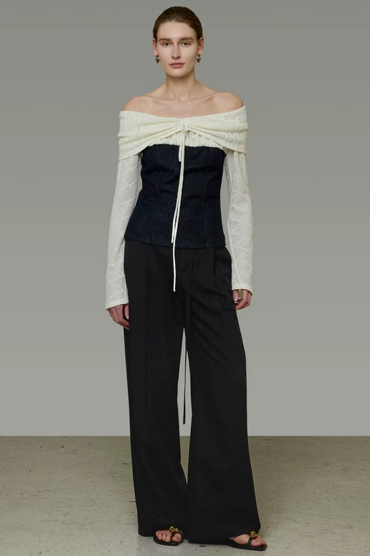 Unspoken Color-Blocked Knit Top