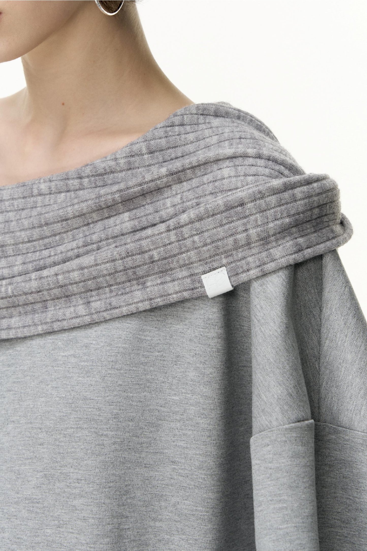 Loose Hooded Sweatshirt