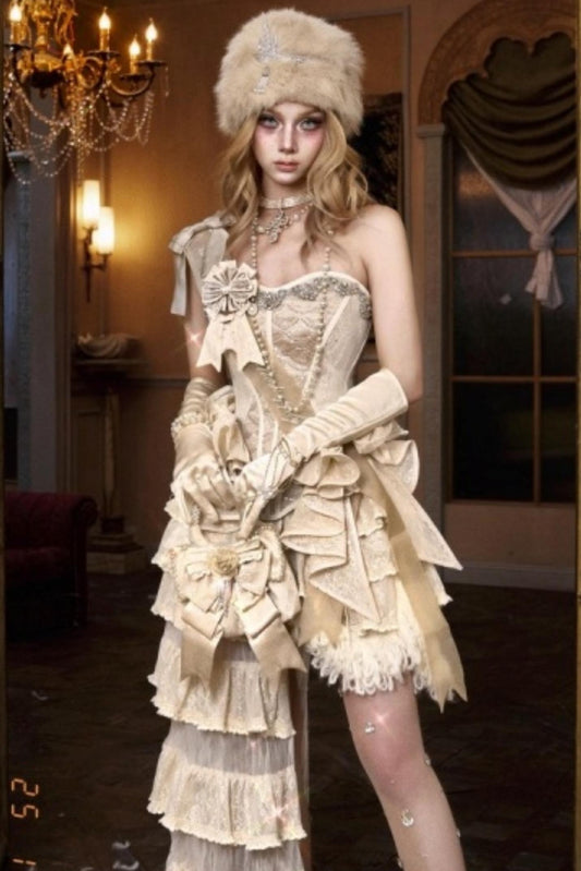 Slavic Sparkling Evening Corset Set-Up