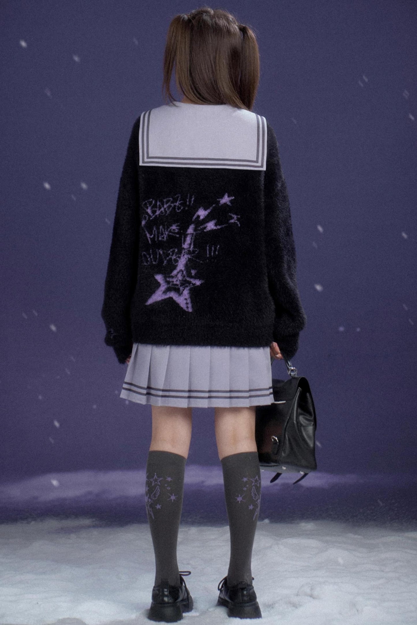 Cool Gray Graffiti Jk Socks