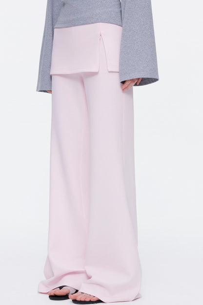 Skin-Friendly Knit Skirt Pants