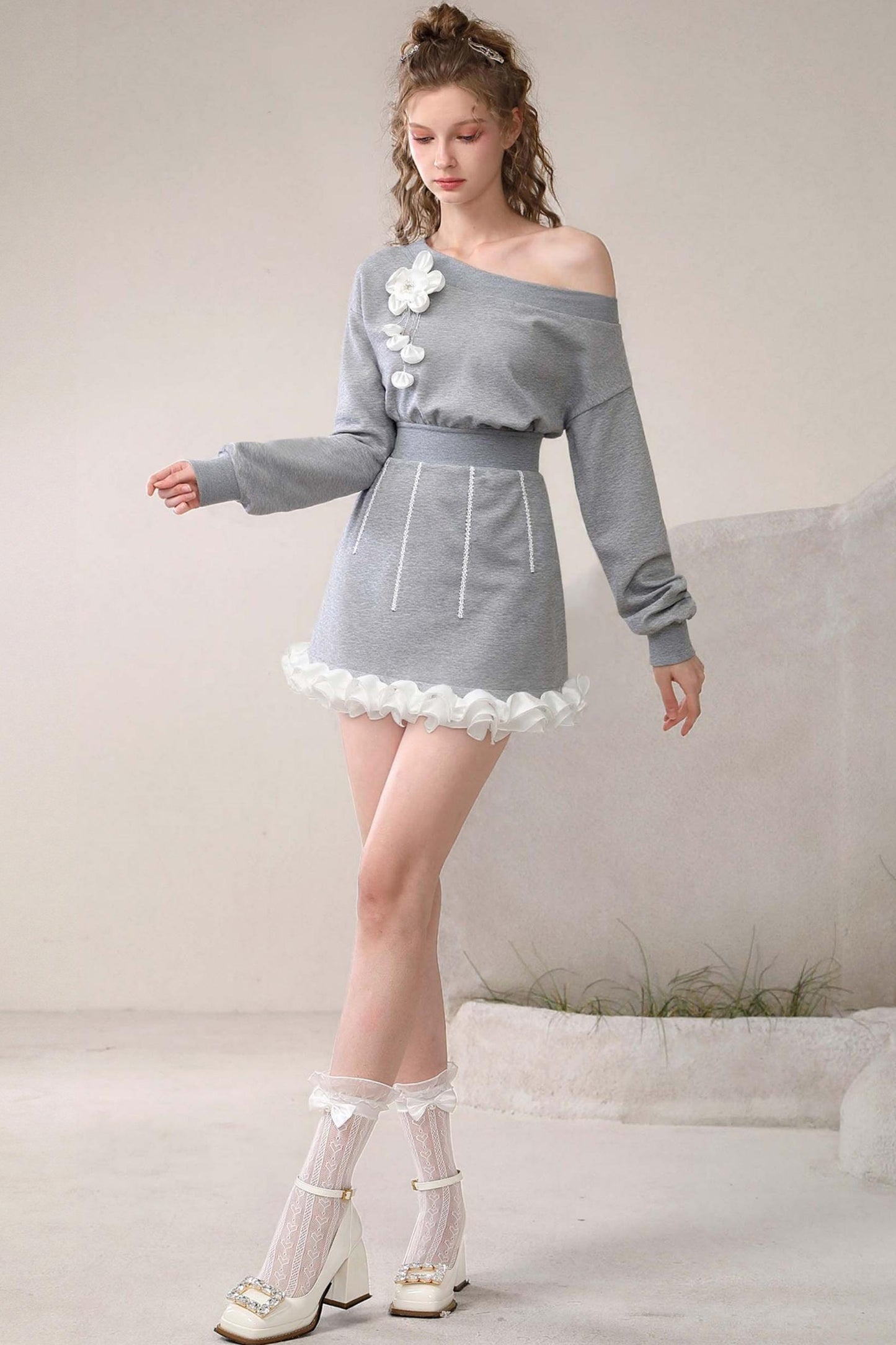 Gray Dream Fashion Dress