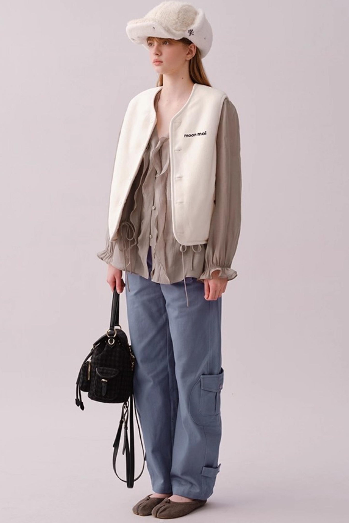 Rosa Retro Cotton Cargo Pants