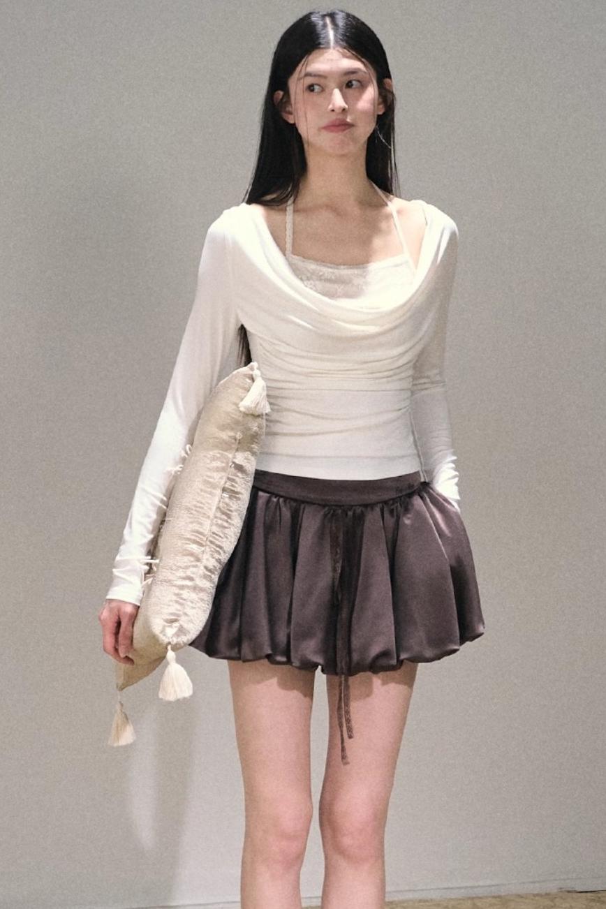 Swing Collar Knit Top