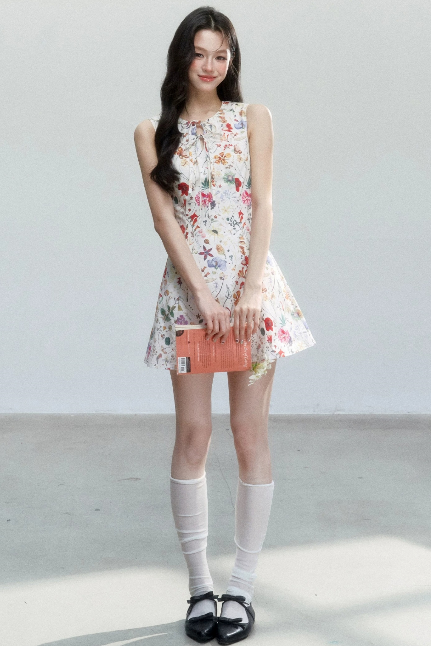 Pastoral Floral Cotton Dress