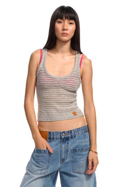Fishnet Crochet Tank