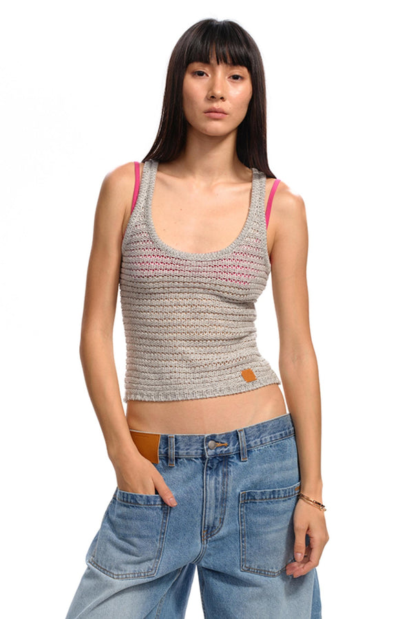 Fishnet Crochet Tank