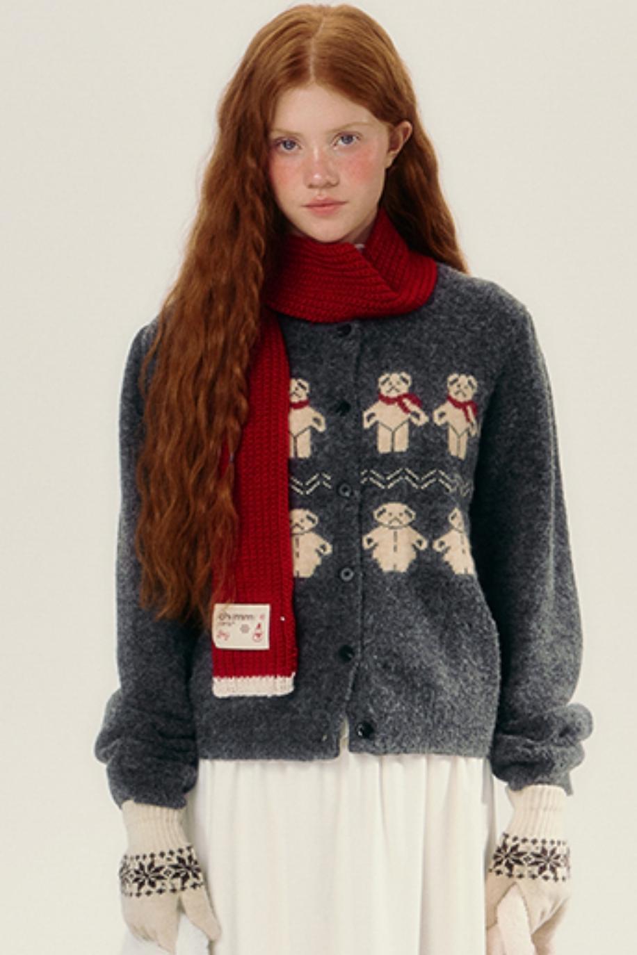 Winter Bear Sweater Coat