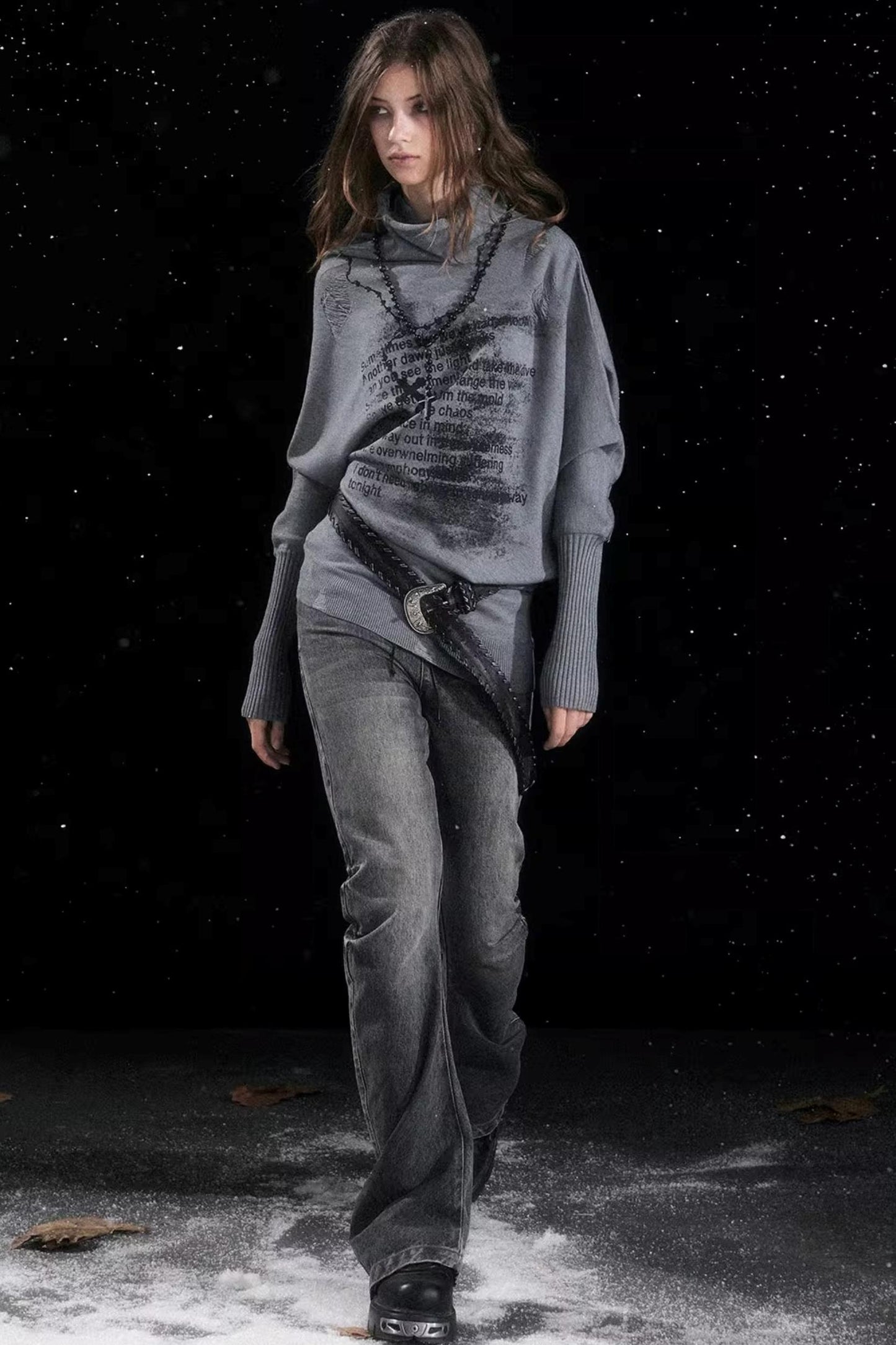 Versatile Vintage Leather Pleated Pants