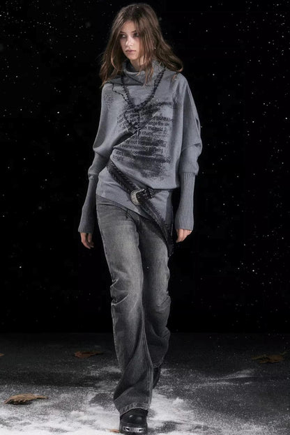 Versatile Vintage Leather Pleated Pants