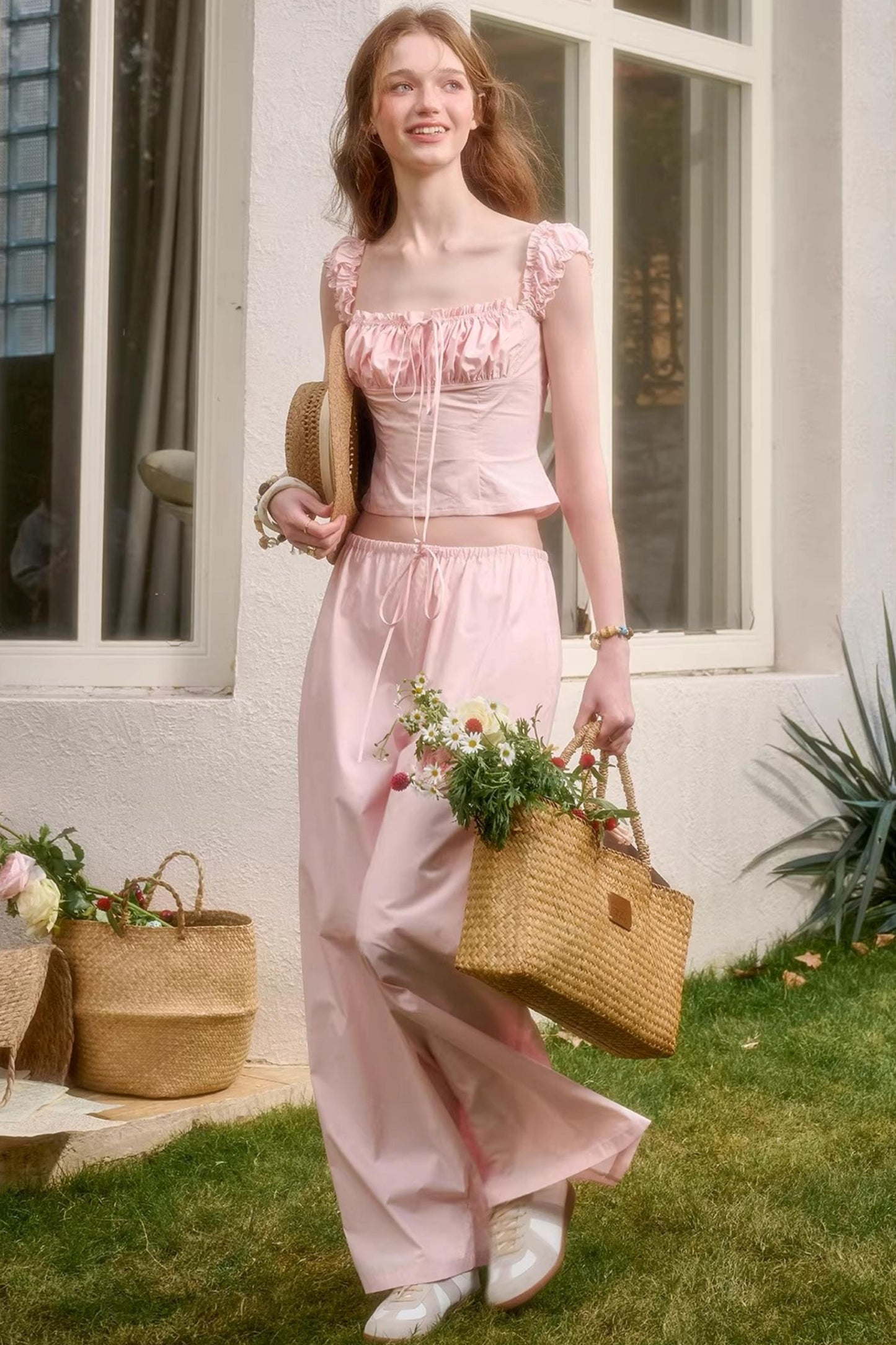 Baby Pink Cotton Comfort Set-Up