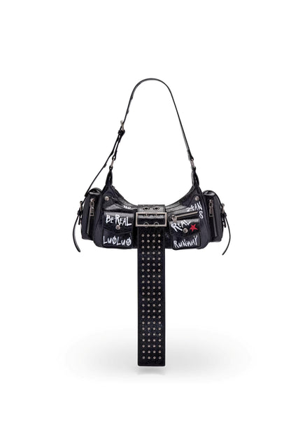 Graffiti Hand-Painted Printed Bag