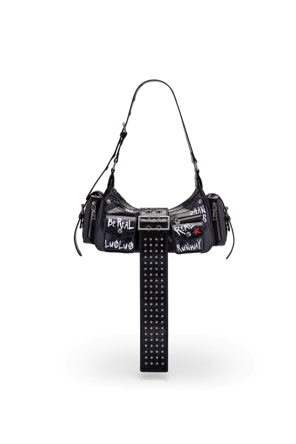 Graffiti Hand-Painted Printed Bag