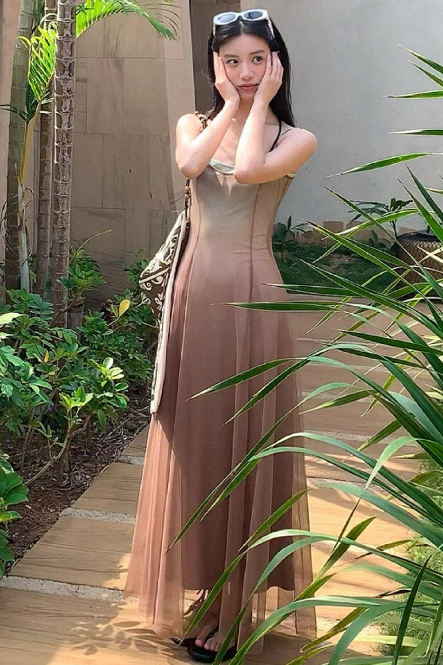 Spring Breeze Gradient Dress