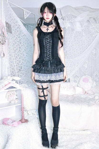 Original Two-Tone Strappy Vest Set-Up