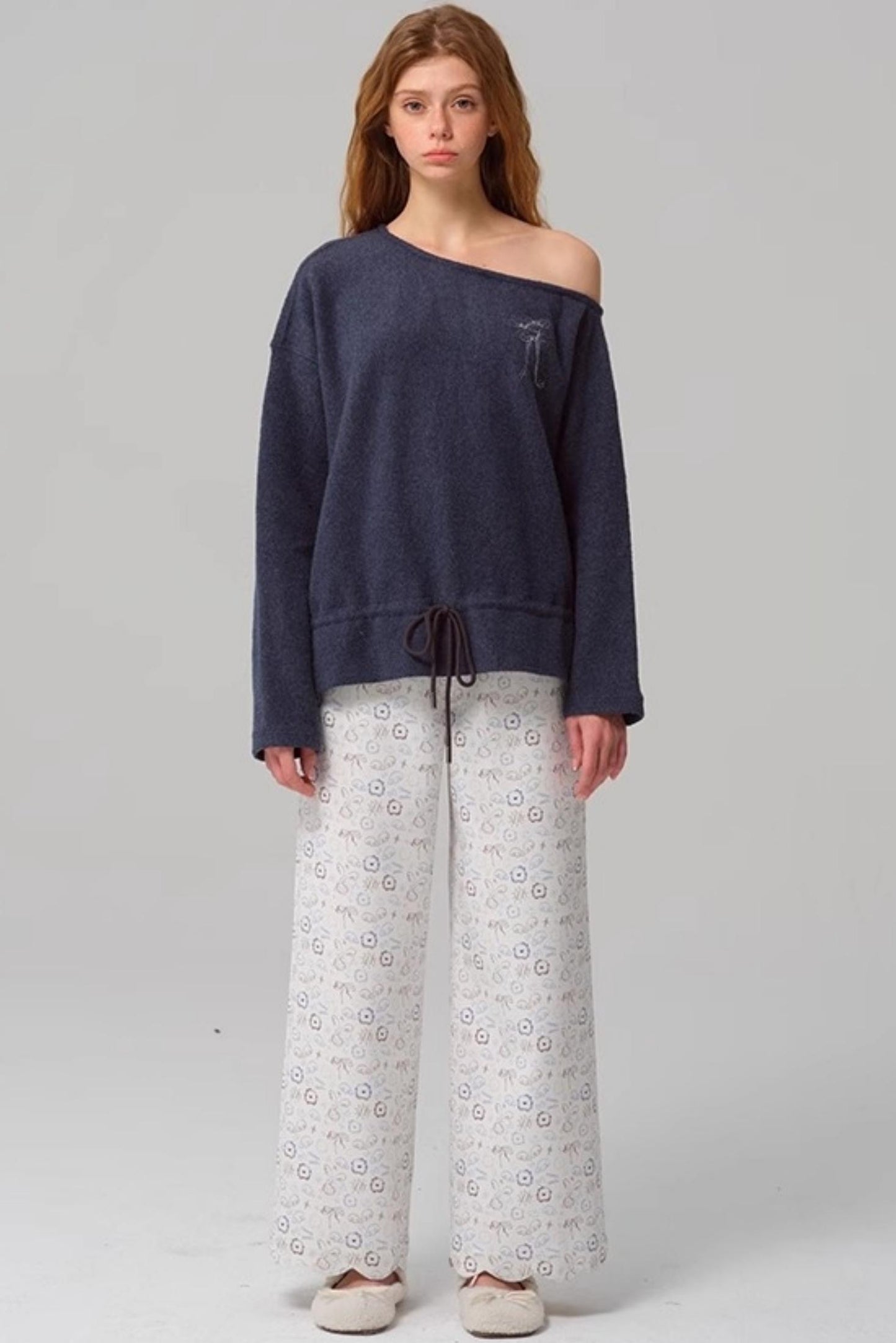 Vintage Two-Tone Tie-Blend Raglan Sweatshirt