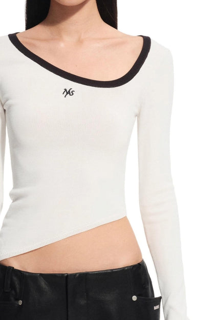 Right Knit Long-sleeved Top