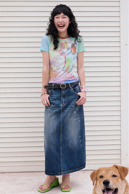 Summer Vibes Mesh Tee