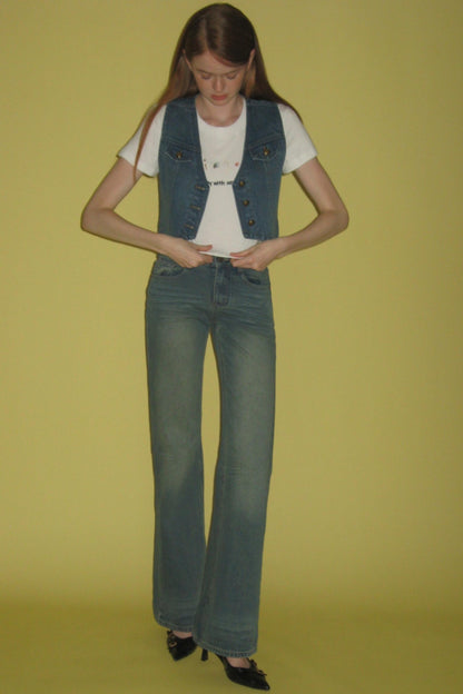 Vintage Denim Vest