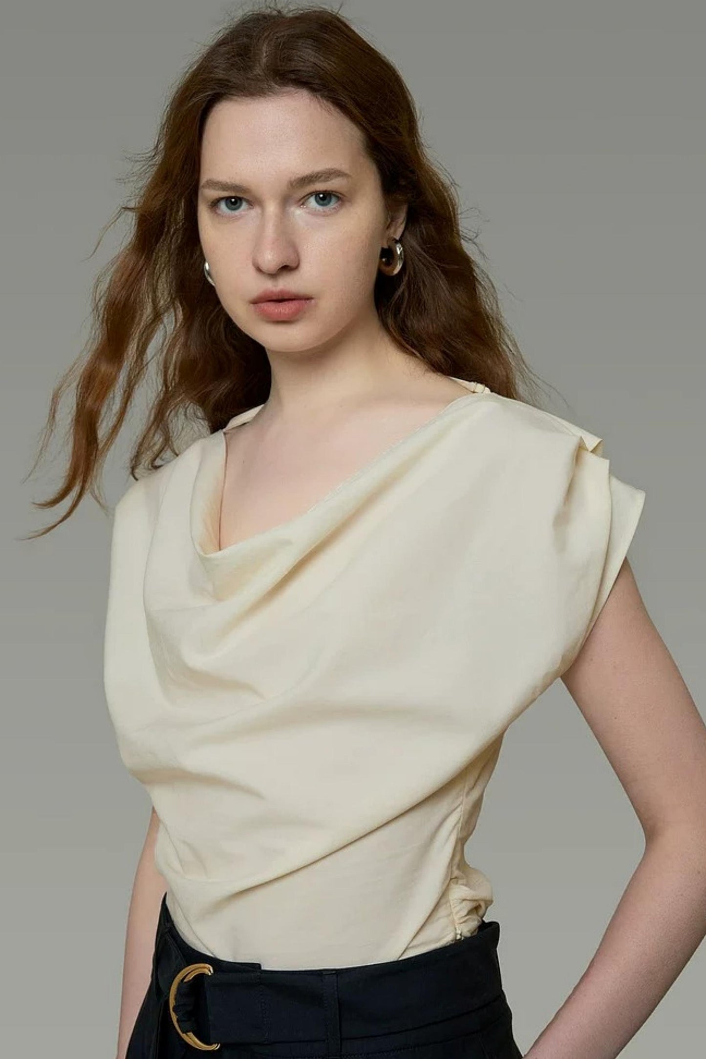Flowing Collar Blouse