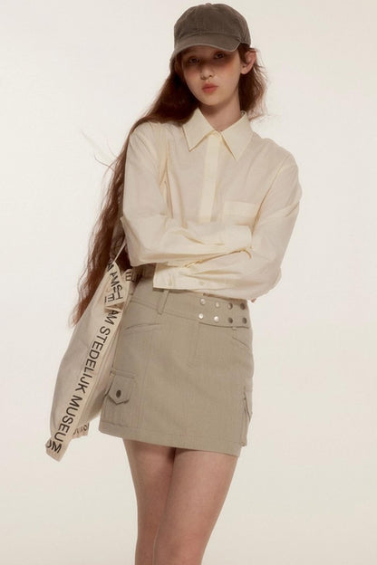 Smooth Hip Short Skirt