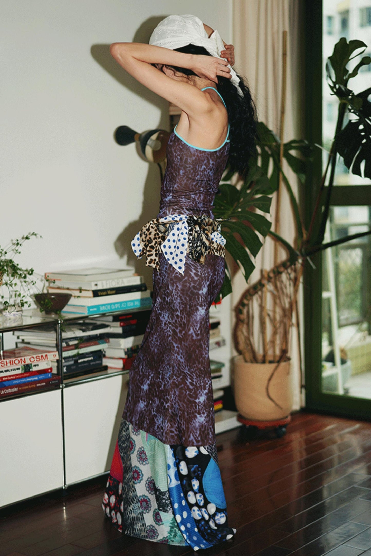 Leopard Fishtail Skirt