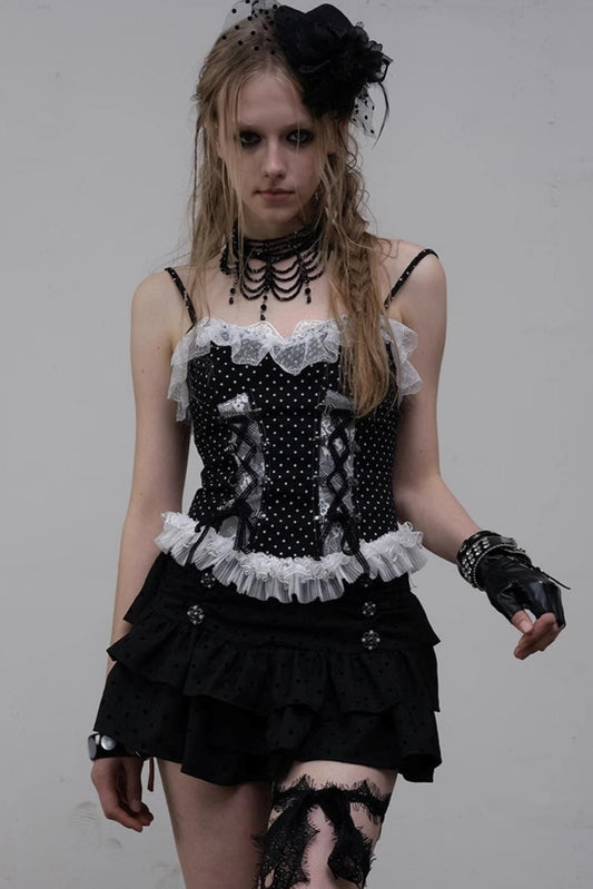 Gothic Lace Mini Top