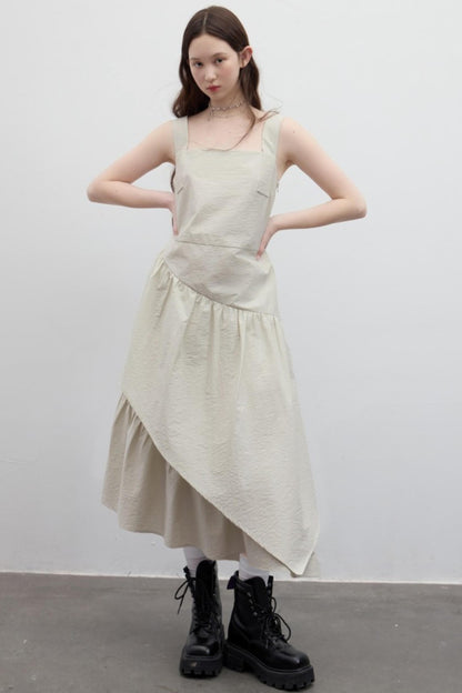 Green Layered Romantic Dress