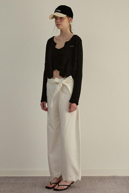 Sunlit Tencel Peplum Pants