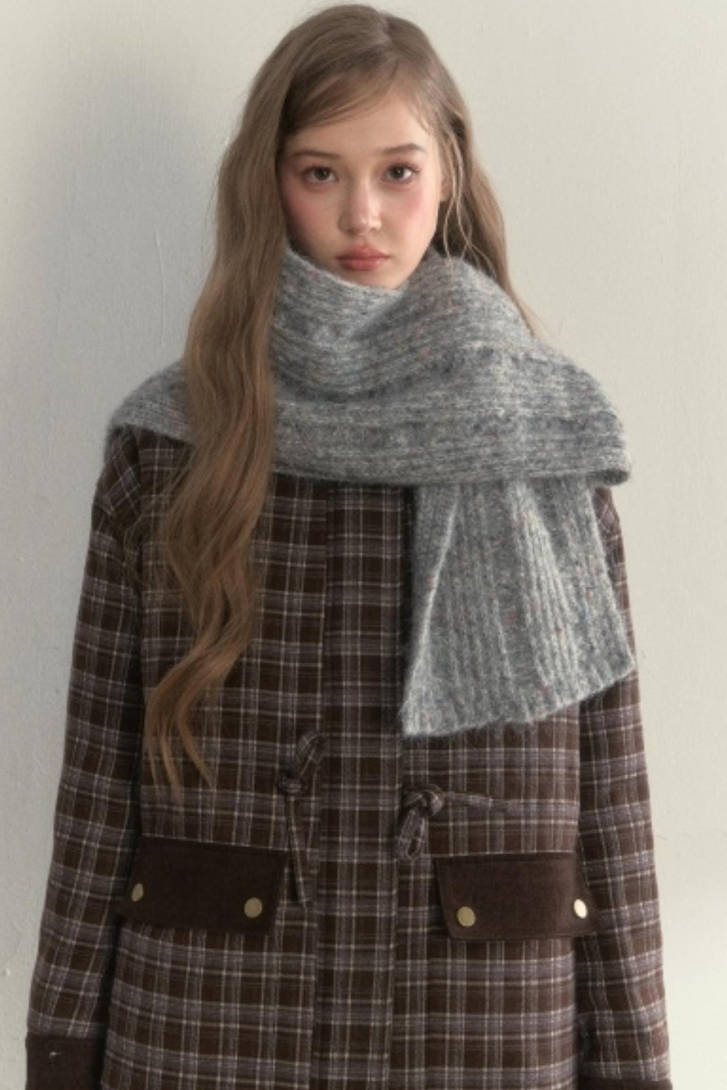 Vintage Wool Dot Scarf