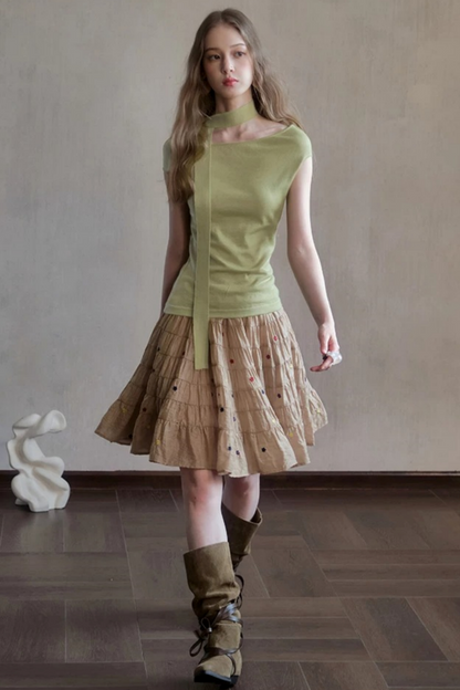 Sparkling Polka Dot Skirt