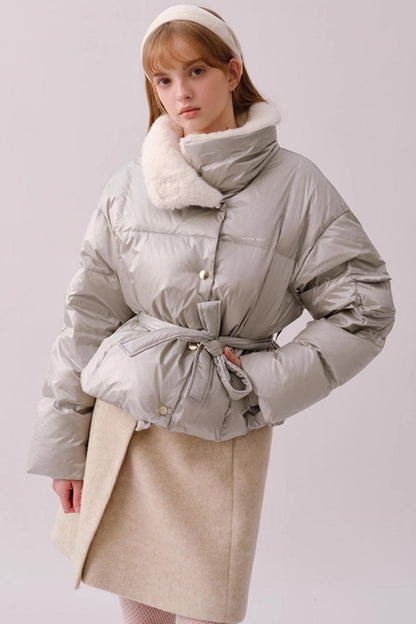 Heavy Wool Diagonal Skirt