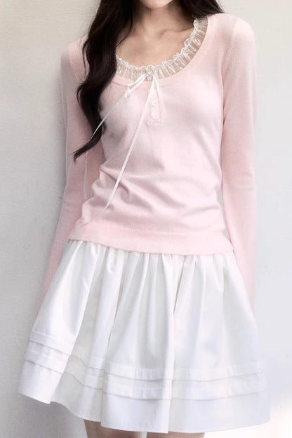 Spring Mist Knit Top