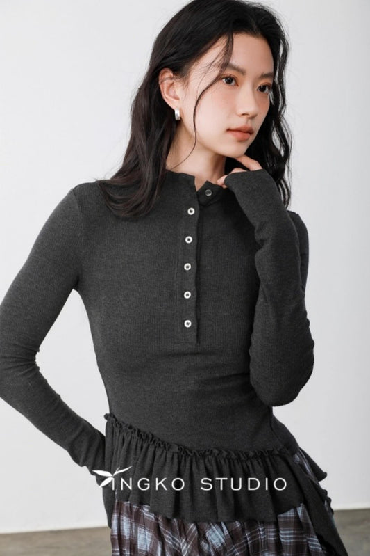 Smoke Gray Deconstructed T-shirt