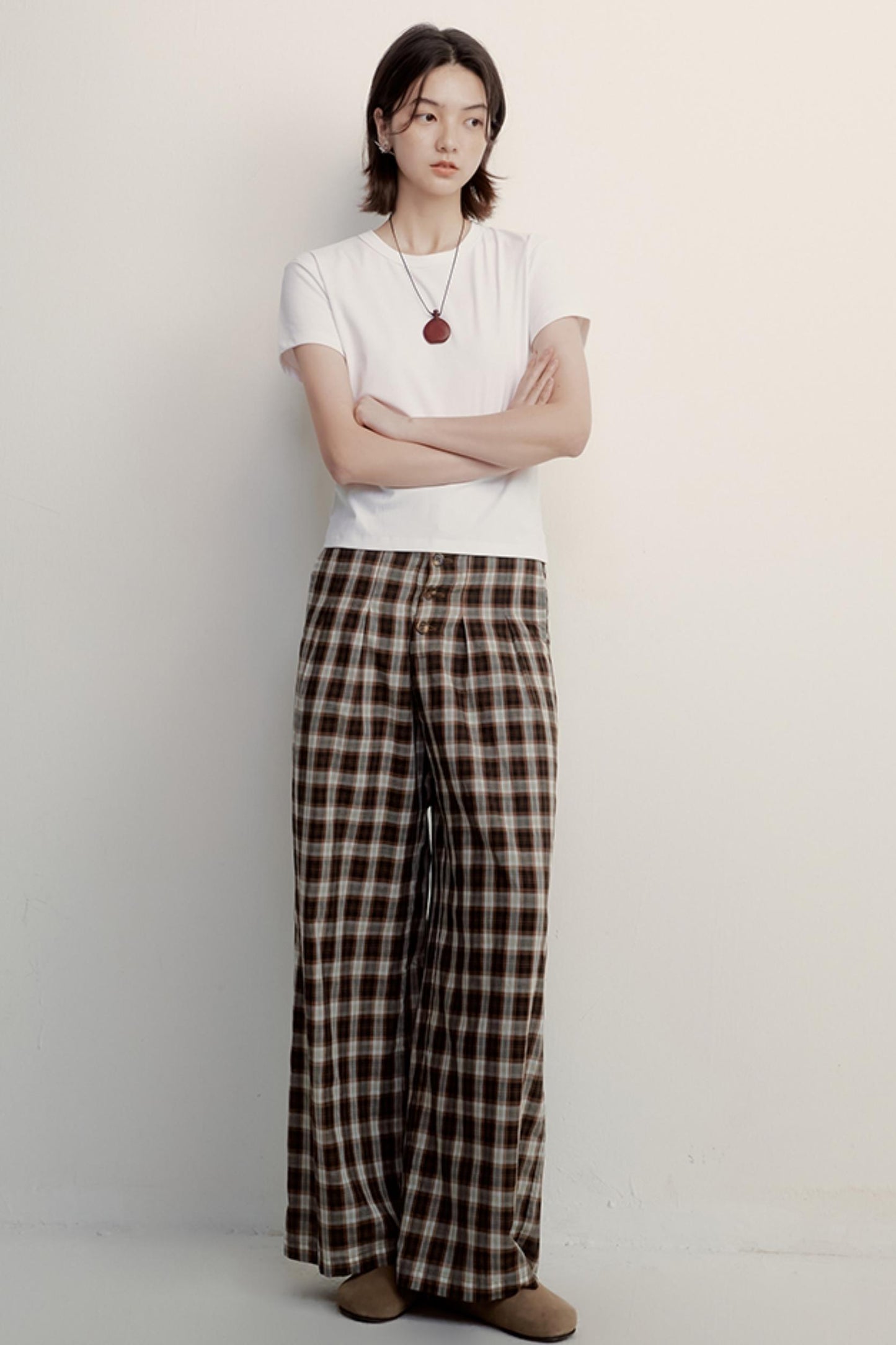 Tramp Geometric Slouchy Pants