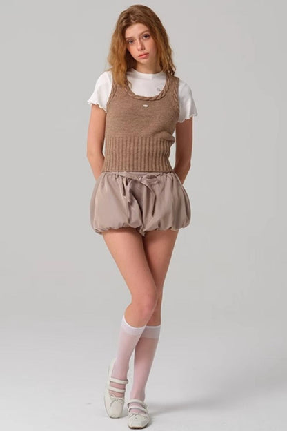 Charming Parisian Knit Undershirt