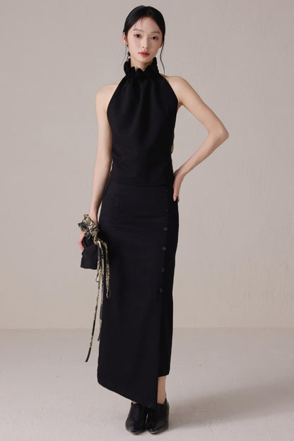 Chic Pleated Drawstring Bag