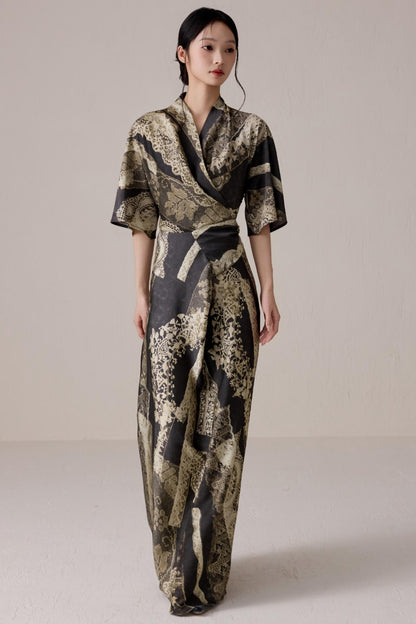 Ethnic Elegance Maxi Dress